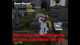 (Gmod Testing) Derpigun Head Prop (modeled by me from scratch)