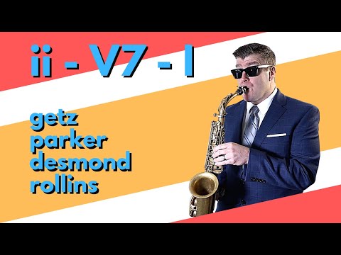 How to play ii-V-I on Saxophone | Jazz improvisation lesson