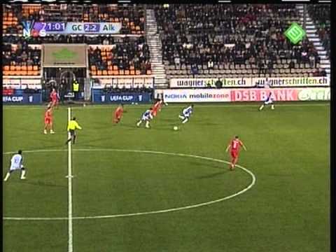 2006 (November 2) Grasshoppers (Switzerland) 2-AZ Alkmaar (Holland) 5 (UEFA Cup)