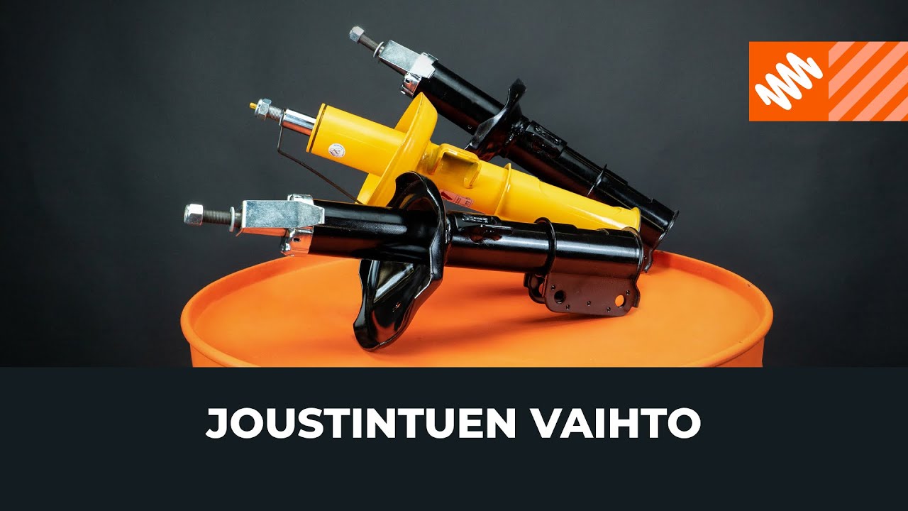 Kuinka vaihtaa joustintuki autoon