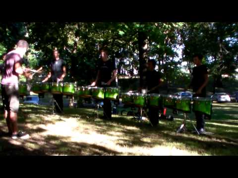 2012 Blue Knights Tenors Warmup