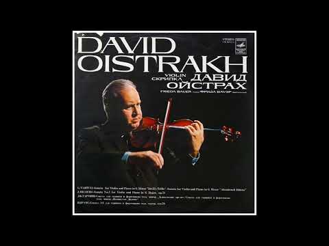 David Oistrakh plays Tartini Devil's Trill in G minor