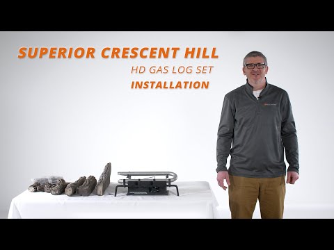 How to Install the Superior Crescent Hill Log Set