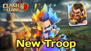 New Troop ElectroFire Wizard In Builder Hall In Clash of Clans |Anshul Gamer|