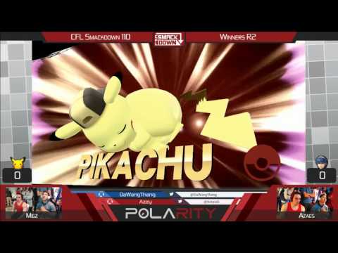 CFL Smackdown 110 WiiU - Migz (Pikachu) vs Azaes (Marth) - Winners R2