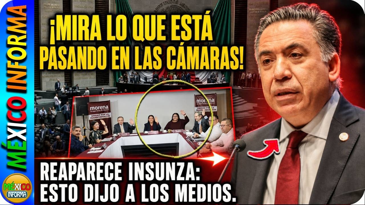 MIRA LO QUE ESTÁ PASANDO EN AMBAS CÁMARAS. SE PRESENTA LA NUEVA MESA DIRECTIVA. REAPARECE INZUNZA.