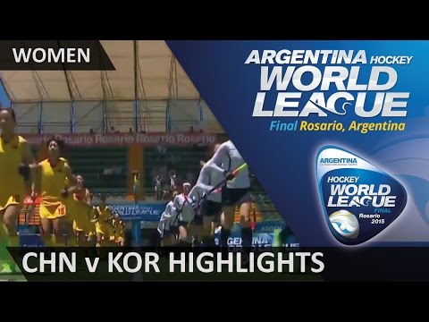 China v Korea Match Highlights #HWL2015 #Rosario
