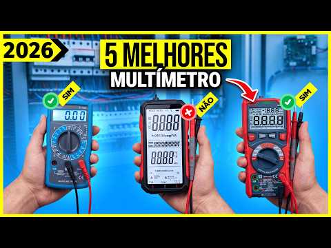 Os 5 Melhores Multímetro/ Multimetro Digital em 2026!