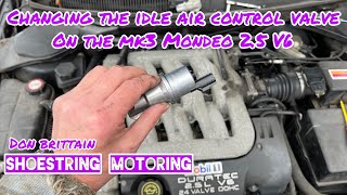Changing the idle air control valve on the Ford 2.5 V6  Duratec.