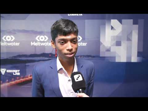 Praggnanandhaa: "I was the one who was pushing!"