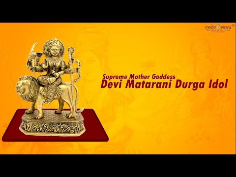 Supreme Mother Goddess Devi Matarani Durga Idol video