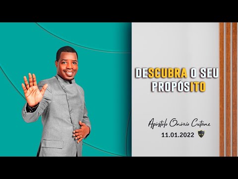 Descubra o seu propósito || Apóstolo  Onório Cutane