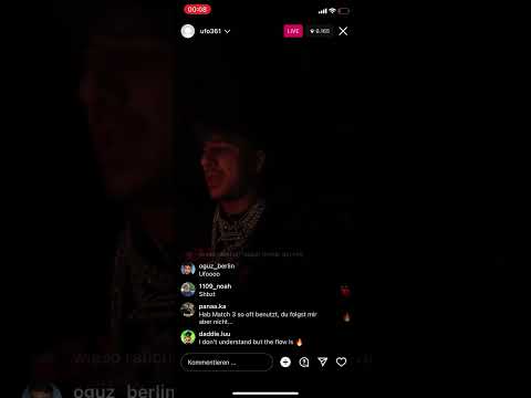 Ufo361 raucht Joint im Live Video und zeigt neue Musik…