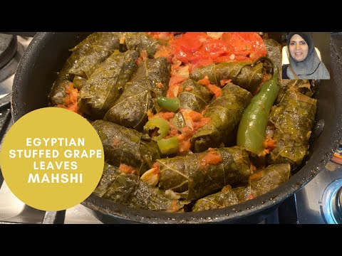 Egyptian Stuffed Grape Leaves - Dolma Mahshi