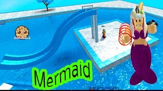 Baby Mermaid Pool + I'm A Pirate - Cookieswirlc Let's Play Roblox Online Game Play