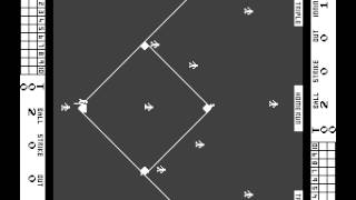 Arcade Game: Atari Baseball (1979 Atari)