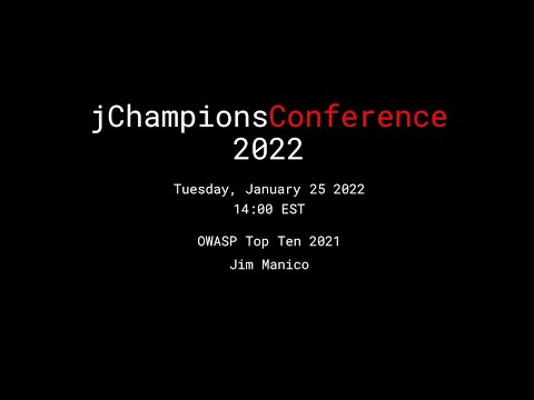 Jim Manico - OWASP Top Ten 2021
