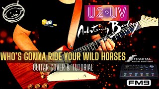 U2 - WHO'S GONNA RIDE YOUR WILD HORSES (GUITAR COVER AND TUTORIAL)