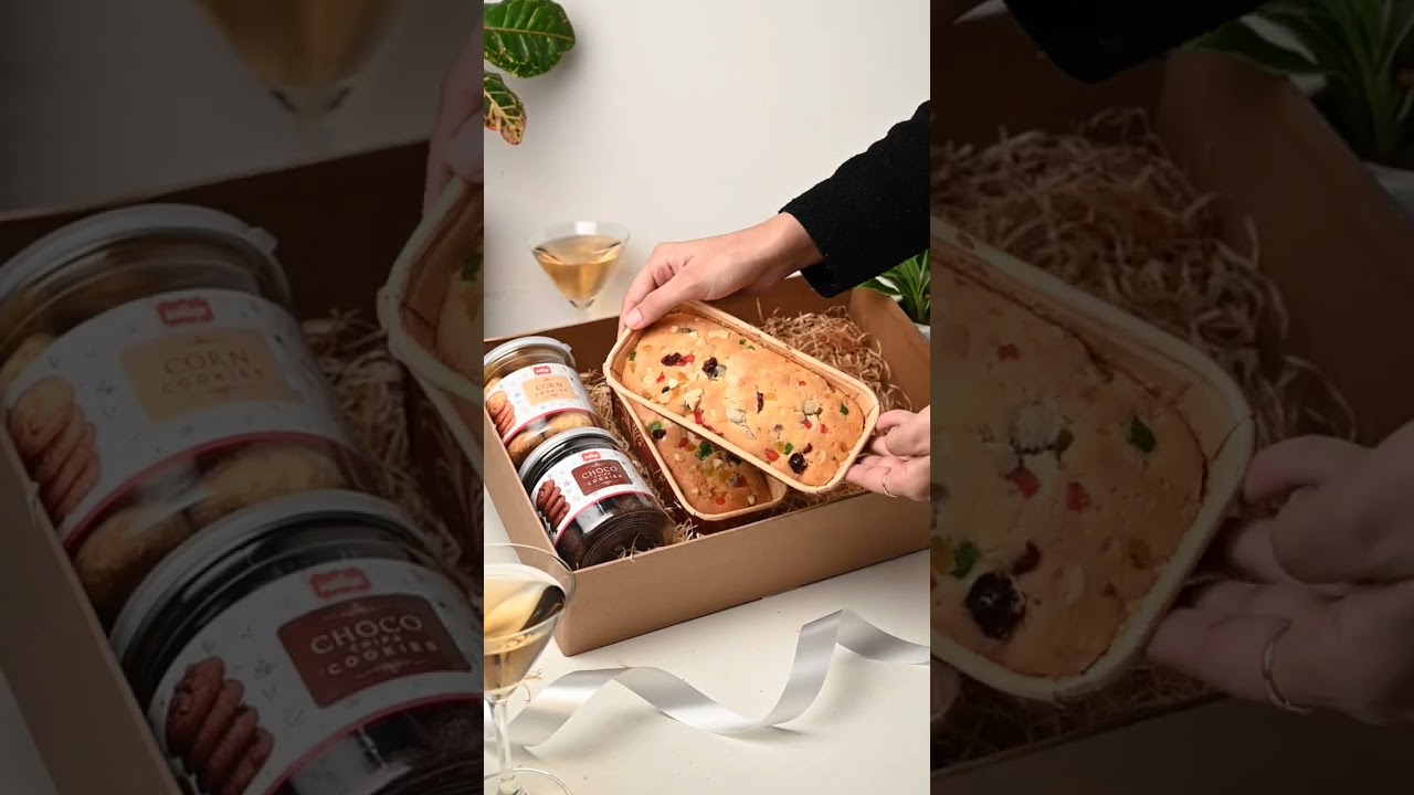 Start 2023 with the yummiest hamper of all! | Bakery hampers by Bakingo #shorts #desserts