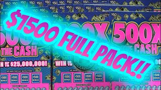 🚨FULL PACK🚨500X🚨Florida Lottery🚨Chasing the 25 Million Top Prize🚨