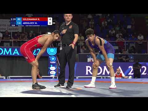 1/2 final FS - 80 kg R SOLEIMANIAN (IRI) v M ABDULOEV (TJK)