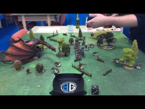 LIVE DoS17 SBG Batrep - Smaug vs Dunland (800pt practice game)