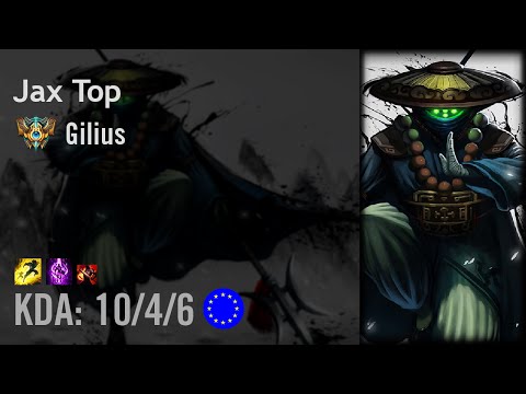 Jax Top vs Fiora - Gilius - EUW Challenger Patch 6.16