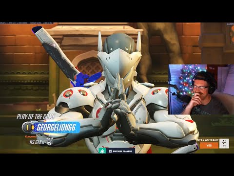 Overwatch 2 Rank 1 Genji Georgelion Showing His Nasty Genji Skills -POTG-