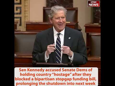 Sen Kennedy List Crazy Things AOC & Other Leftist Dems Are Demanding Over Shutdown