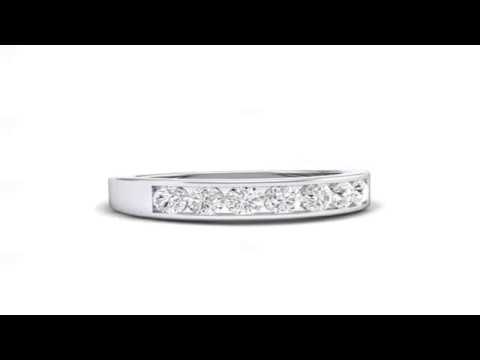 Channel-Set Seven-Stone Diamond Ring (0.44 CTW)