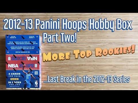 2012-13 Panini Hoops Basketball Hobby Box PART TWO! More Top Rookies! Last Box in the 2012-13 Series