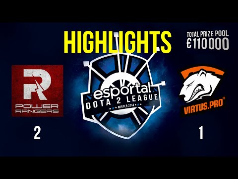 Dota 2 Highlights of PowerRangers vs VirtusPro - Esportal League