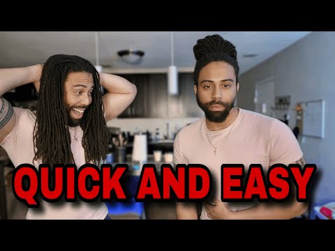 HOW TO make a Dreadlock MANBUN in 2022