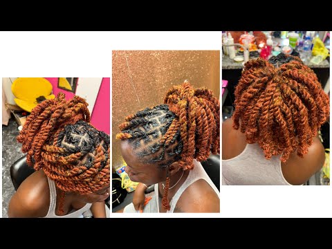 Two strand Marley twist over Locs