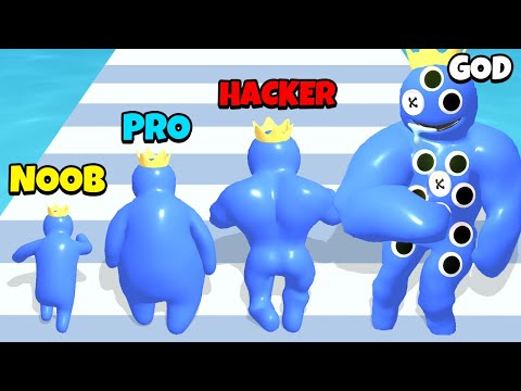 NOOB vs PRO vs HACKER - Blue Monster Run