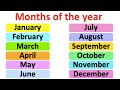 Months of the year | Pronunciation lesson | British English