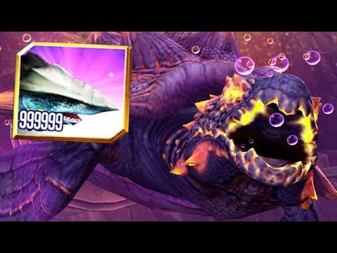 999999 MEGARCHELON vs AKUPARA 81 BOSS (JURASSIC WORLD)