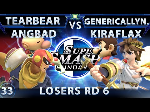 SSS 33 - Tearbear & Angbad (Red) Vs. KiraFlax & Gen.Named (Blue) SSB4 Losers RD 6 - Sm4sh Wii U