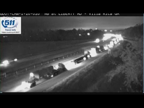 Massive crash on I-20 West in Carroll County