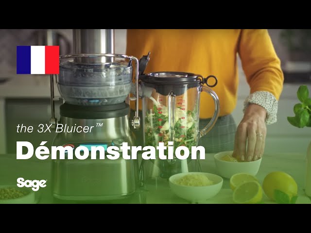 Vidéo teaser pour The 3X Bluicer™ - L'art de mélanger, presser ou Bluicer (FR)