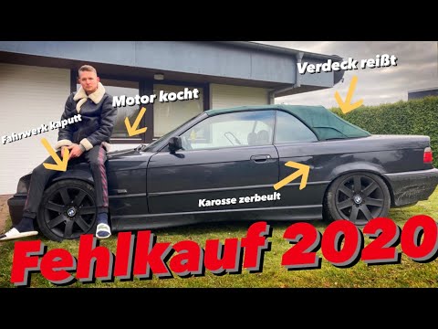 2000€ BMW gekauft & direkt liegen geblieben.Kapitaler Motorschaden am runtergrockten 3er cabrio?(JA)