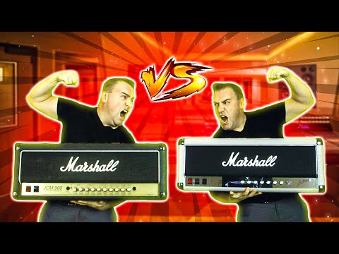 Marshall JCM 900 4100 VS Marshall JCM 2550 2555x Silver Jubilee HIGH GAIN SHOOTOUT