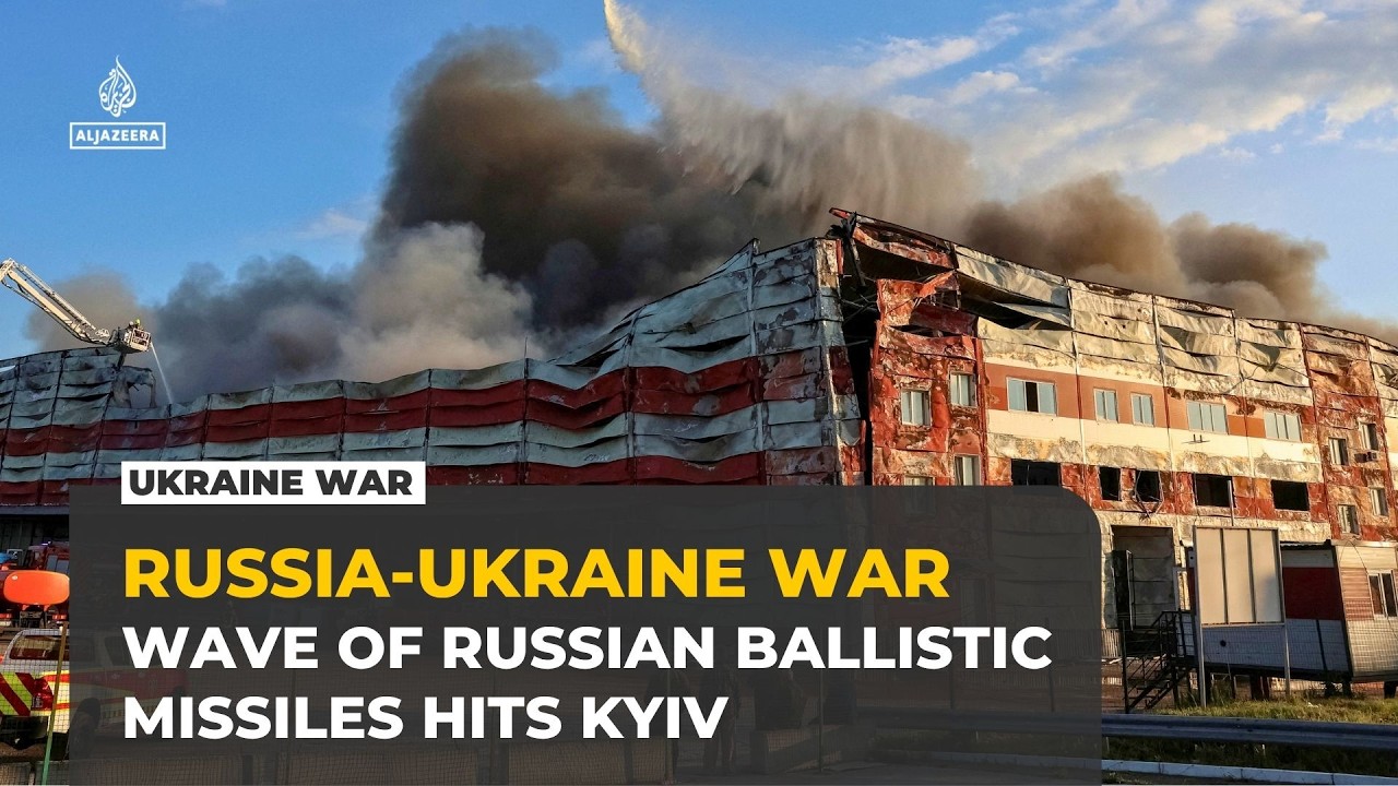 Russia launches largest missile barrage at Ukraine's Kyiv since start of war