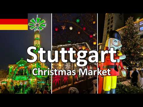 【Stuttgart Christmas Market 2025】🇩🇪Experience Germany’s Winter Wonderland✨｜Walking Tour