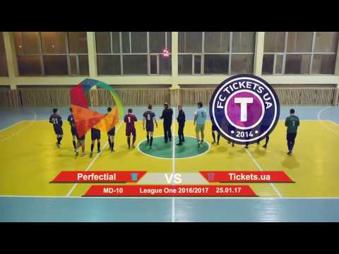 Perfectial 5 - 6 Tickets.ua (League One 2016/2017, Group Stage Highlights)