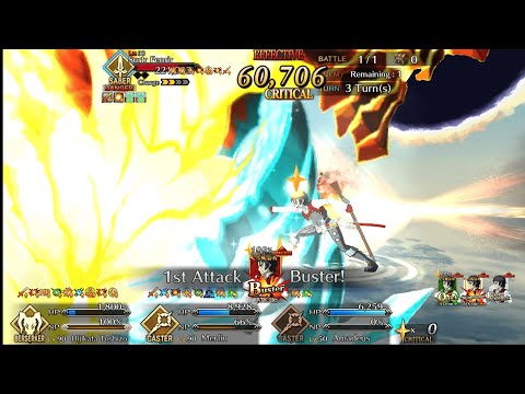 [FGO NA] Lostbelt 2 Götterdämmerung : Surtr・Fenrir 3T clear ft Hijikata