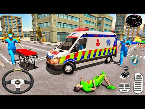 Police Ambulance Van Driving - 911 Rescue Emergency Simulator - Android GamePlay #3