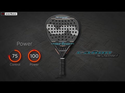 Pala de pádel Varlion – Cañon Carbon Difusor Black 2.0