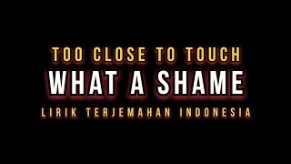 Too Close To Touch - What A Shame || Lirik Terjemahan Indonesia