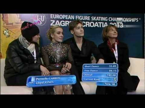 ISU ZAGREB 2013 -15/21- ICE DANCE FD - Pernelle CARRON  Lloyd JONES - 25.01.2013